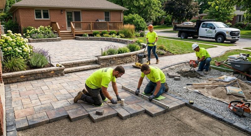 Stamped Concrete Installation
