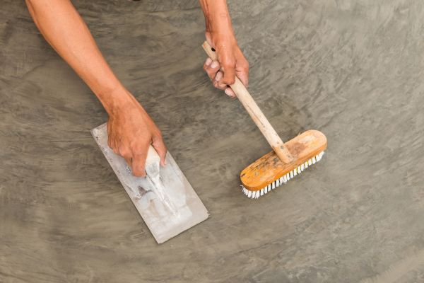 Driveway Concrete Staining in Paso Robles